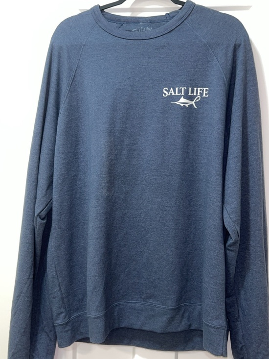 Salt Life Other - Salt Life Indigo Blue Pullover Sweatshirt